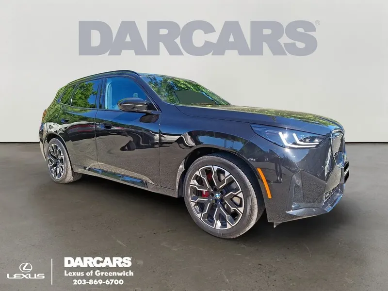 2026 BMW X3 M50 xDrive in Black Sapphire Metallic — front three-quarter view
