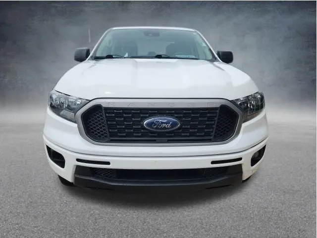2021 Ford Ranger XLT in Oxford White — front three-quarter view