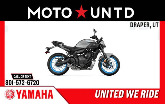 2025 Yamaha MT-07 — front three-quarter view