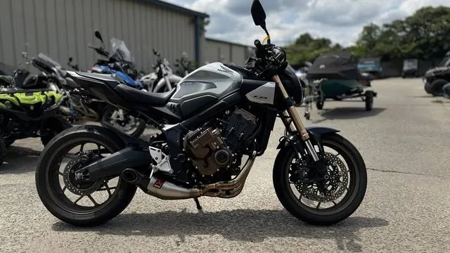 2024 Honda® CB650R — front three-quarter view