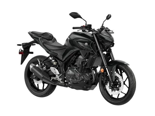 2026 Yamaha MT-03 — front three-quarter view