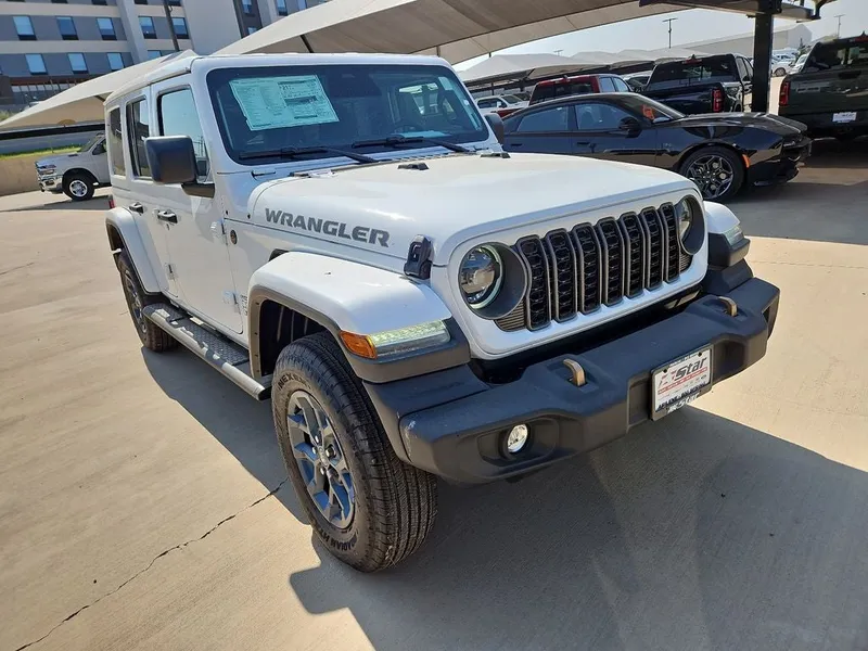 2026 Jeep Wrangler 85th Anniversary Edition in Bright White Clearcoat — front three-quarter view