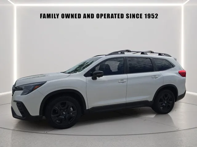 2023 Subaru Ascent Onyx Edition Limited in Crystal White Pearl — front three-quarter view