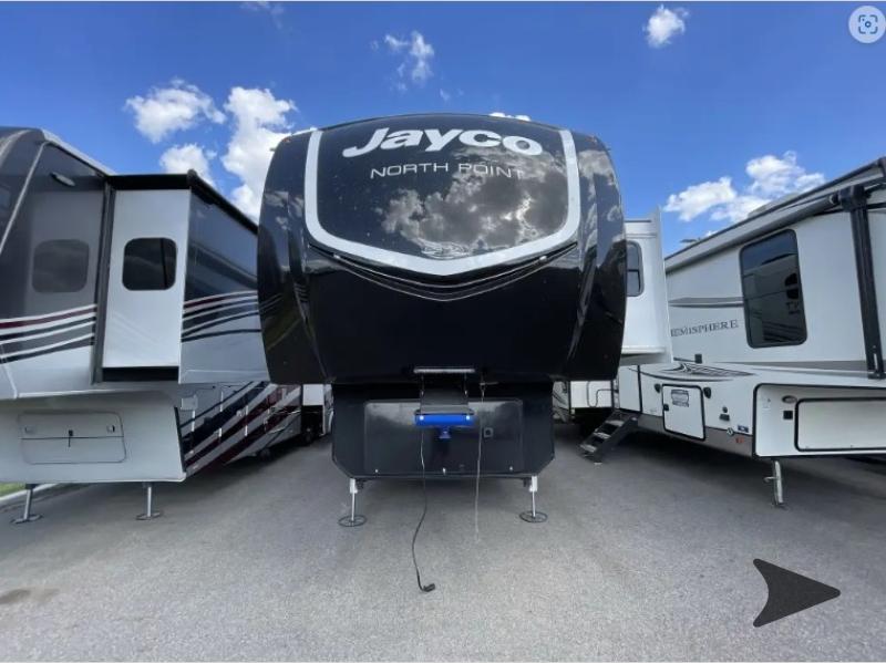 2026 Jayco North Point — front three-quarter view