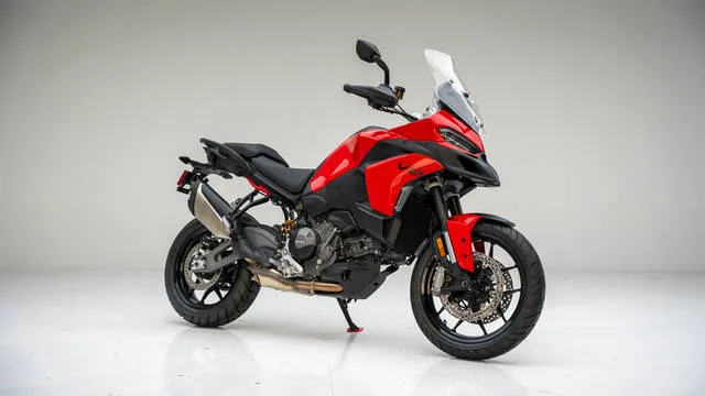 2026 Ducati Multistrada V2 S Red — front three-quarter view
