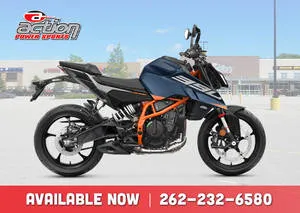 2026 KTM 390 Duke — front three-quarter view