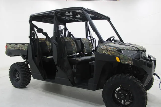 2026 Polaris® Ranger Crew XP 1000 Premium Polaris Pursuit Camo — front three-quarter view