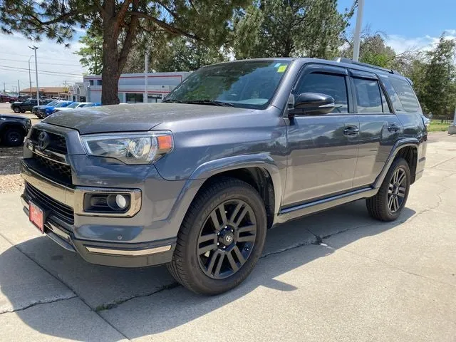 2019 Toyota 4Runner Limited Nightshade in Magnetic Gray Metallic — front three-quarter view