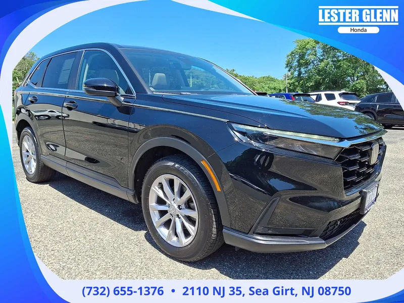 2023 Honda CR-V EX-L in Crystal Black Pearl — front three-quarter view