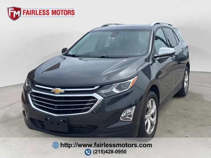 2020 Chevrolet Equinox Premier 4x4 4dr SUV w/1LZ in Nightfall Gray Metallic — front three-quarter view