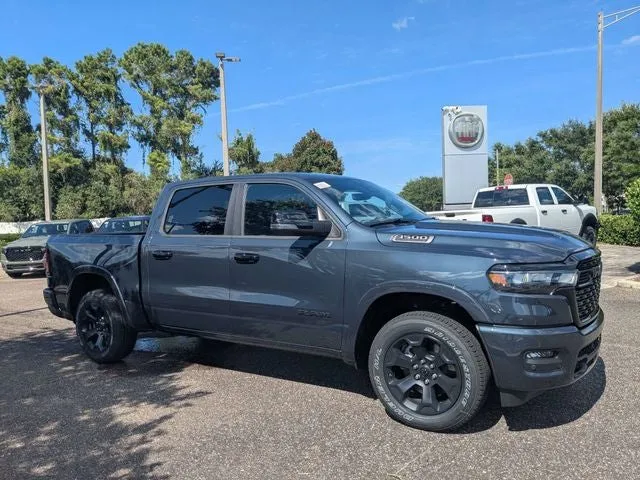 2026 RAM 1500 Big Horn/Lone Star in Forged Blue Metallic Exterior Paint — front three-quarter view