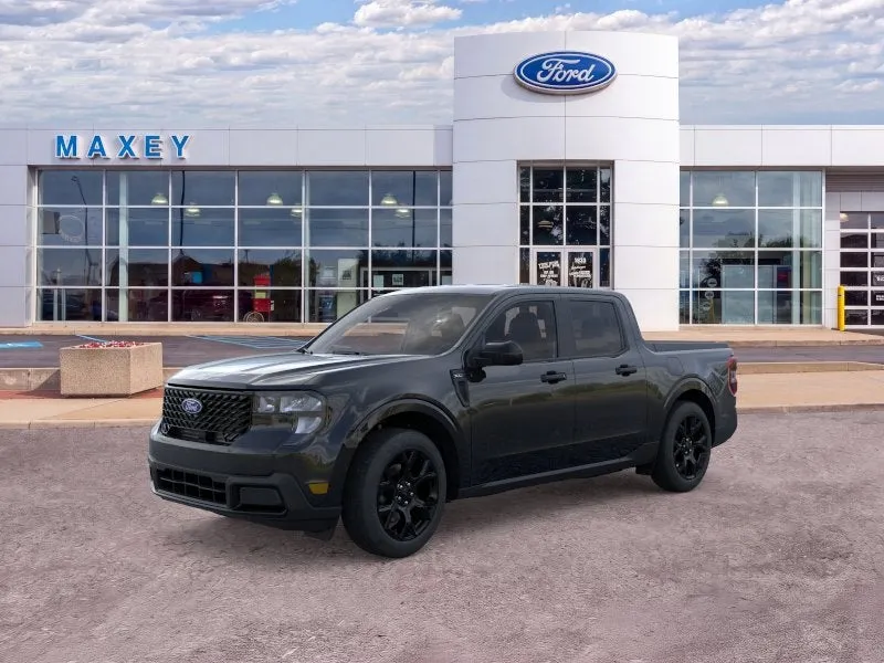 2026 Ford Maverick XLT in Shadow Black — front three-quarter view