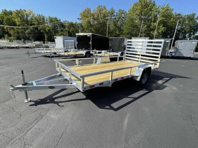 2027 Mid Michigan Trailers 7x14 SA, Utility, 2990 GVWR — front three-quarter view