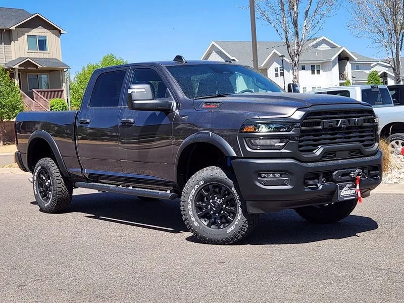 2026 RAM 2500 RAM 2500 TRADESMAN CREW CAB 4X4 6'4' BOX in Granite Crystal Metallic Clear-Coat Exterior Paint — front three-quarter view
