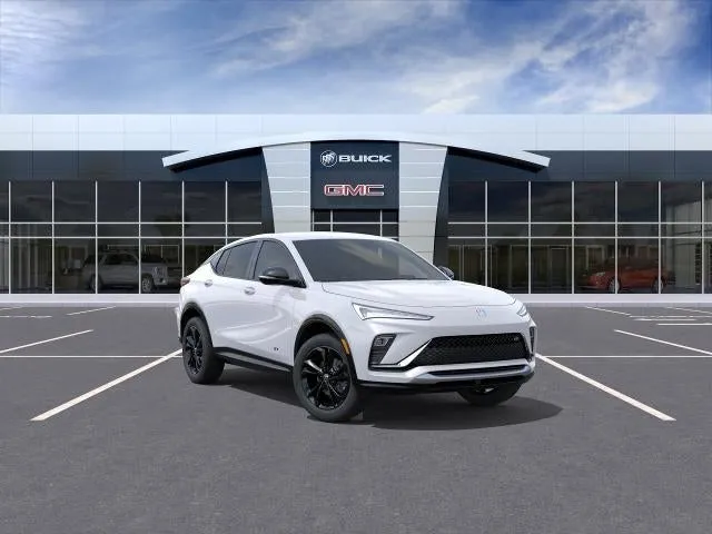 2026 Buick Envista Sport Touring in Summit White — front three-quarter view