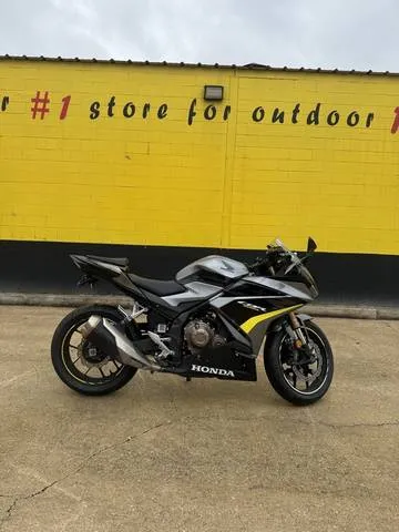 2023 Honda® CBR500R — front three-quarter view