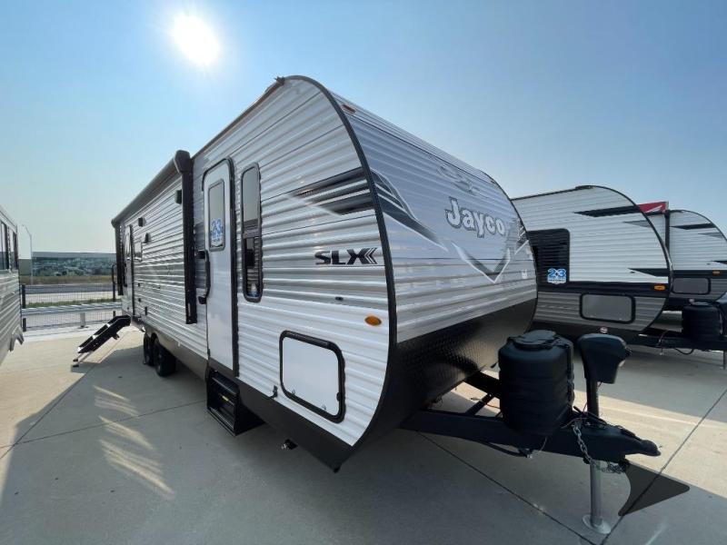 2025 Jayco Jay Flight SLX — front three-quarter view