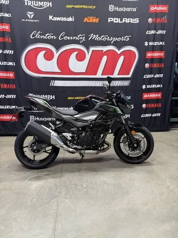 2025 Kawasaki Z500 ABS — front three-quarter view