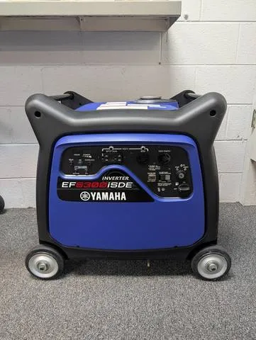 2021 Yamaha Power Generator EF6300ISDE — front three-quarter view