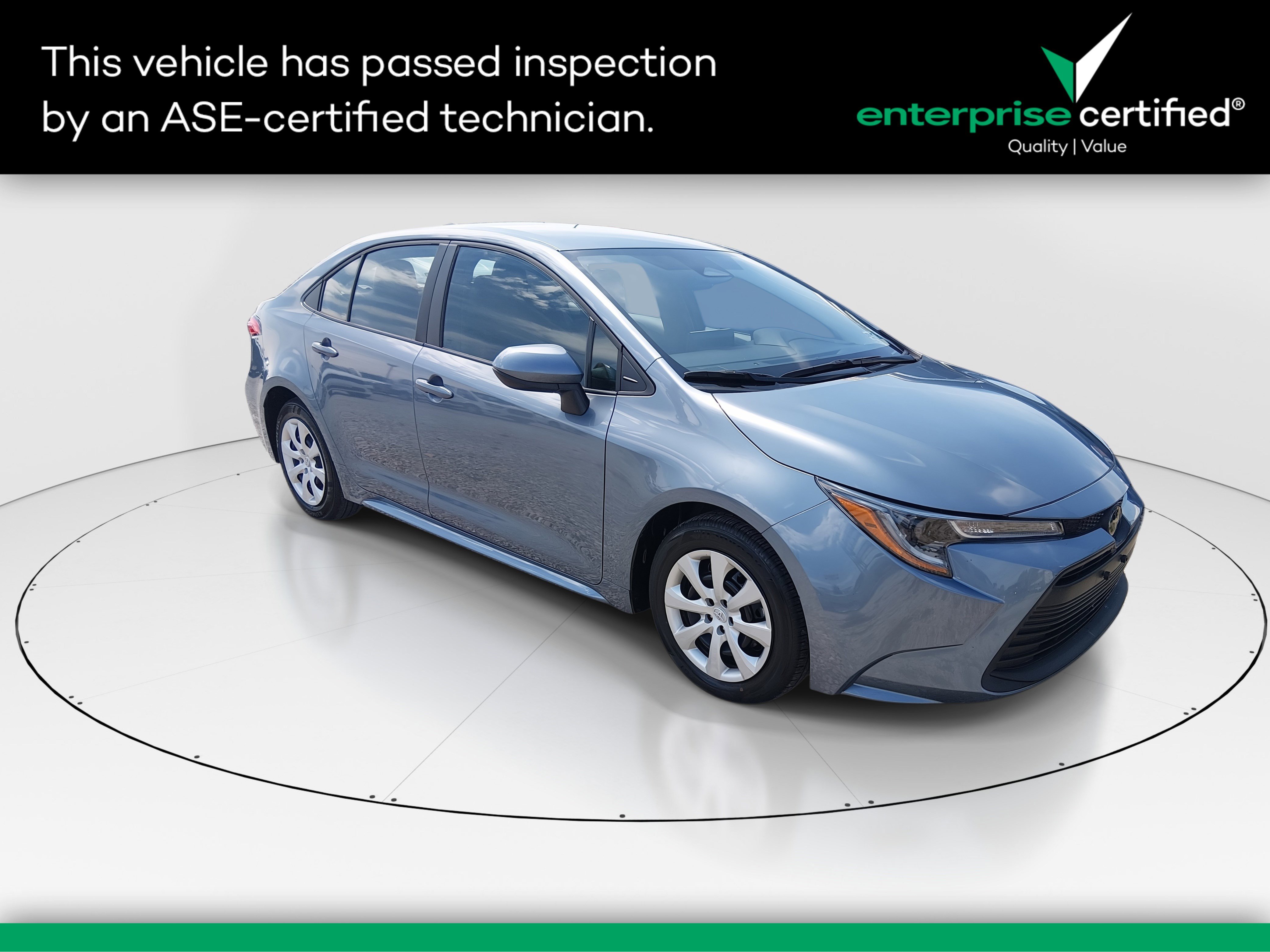 2024 Toyota Corolla LE CVT — front three-quarter view