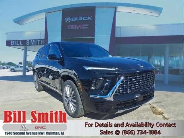 2026 Buick Enclave Avenir in Ebony Twilight Metallic — front three-quarter view