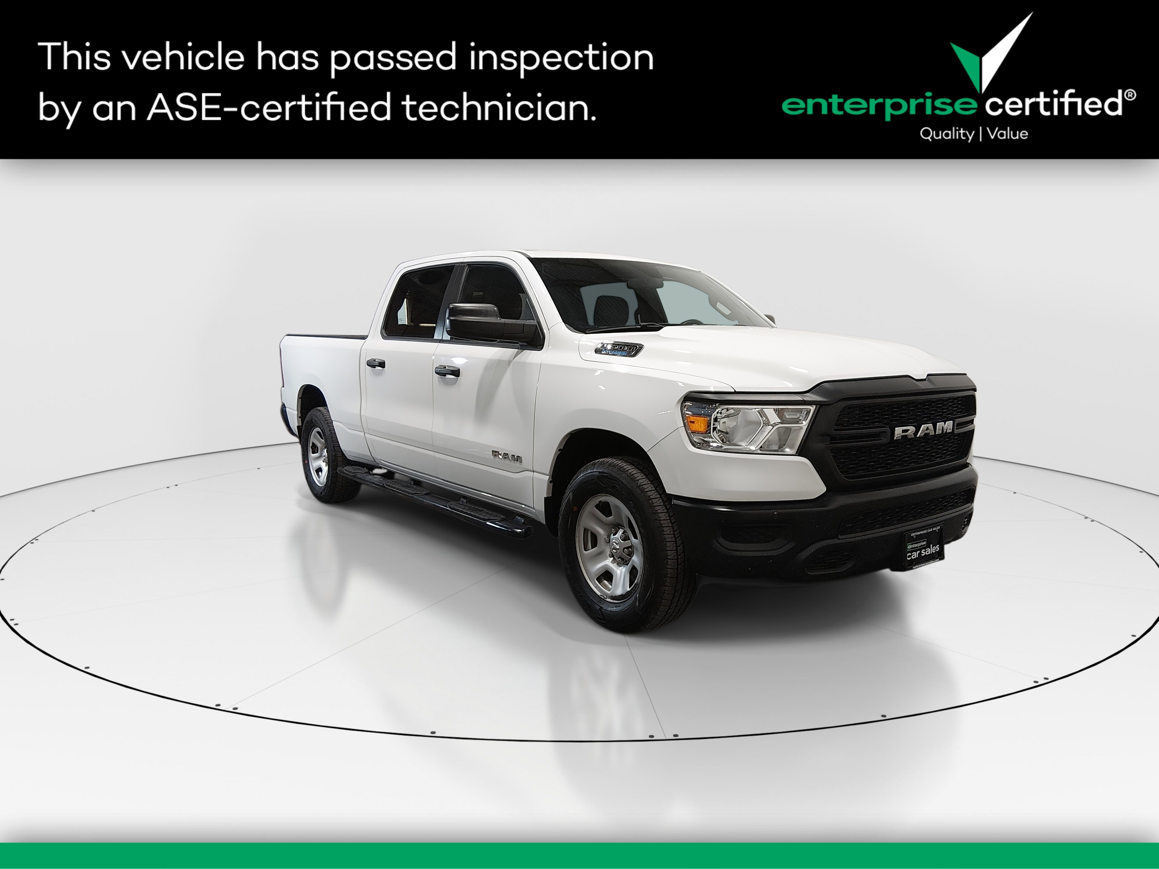 2022 Ram 1500 Tradesman 4x4 Crew Cab 6'4" Box — front three-quarter view