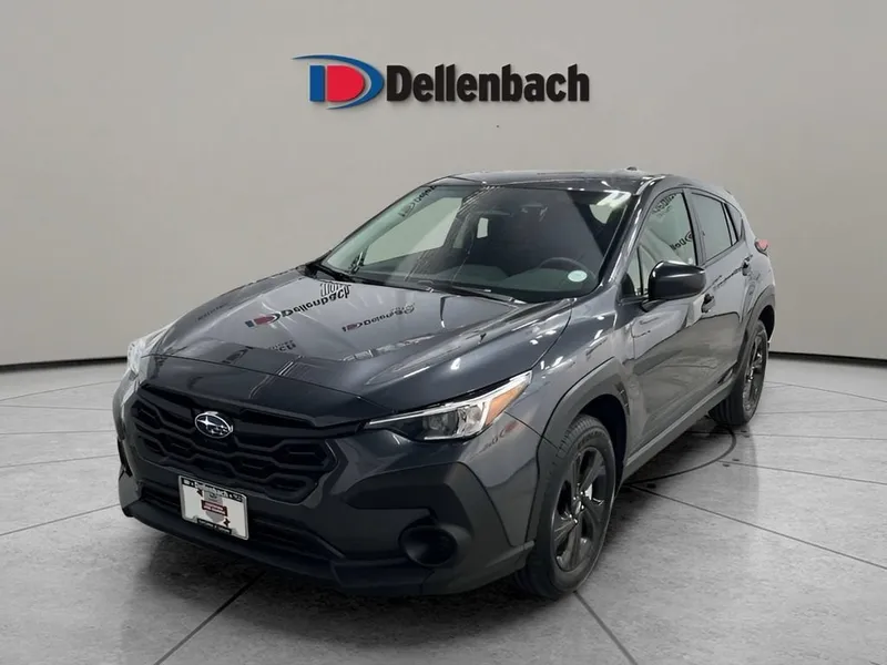 2024 Subaru Crosstrek 4DR SUV CVT in Magnetite Gray Me — front three-quarter view
