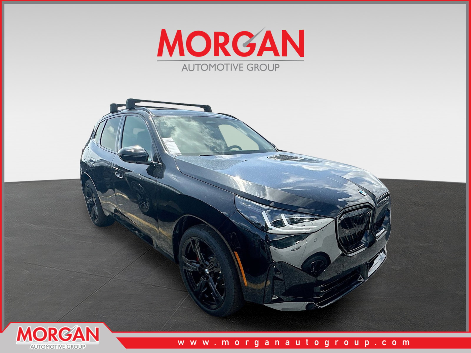 2026 BMW X3 30 xDrive in Black — front three-quarter view