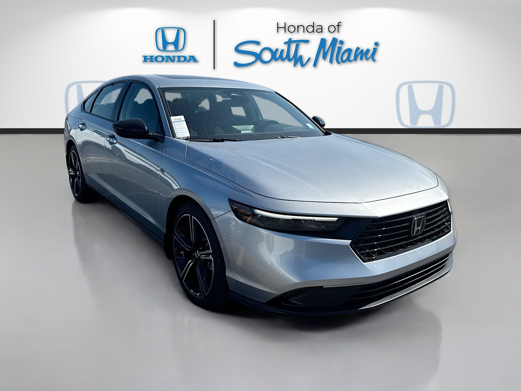 2026 Honda Accord Sedan SE in Solar Silver Metallic — front three-quarter view