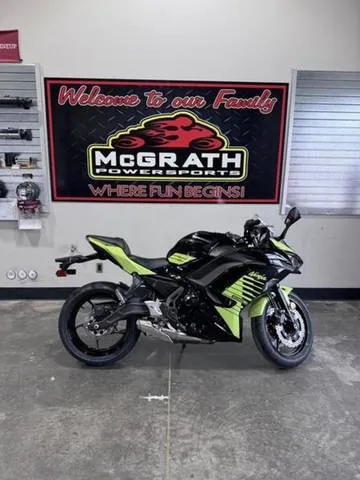 2026 Kawasaki Ninja® 650 ABS — front three-quarter view