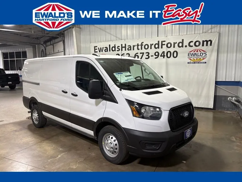 2026 Ford Transit-250 Base in Oxford White — front three-quarter view
