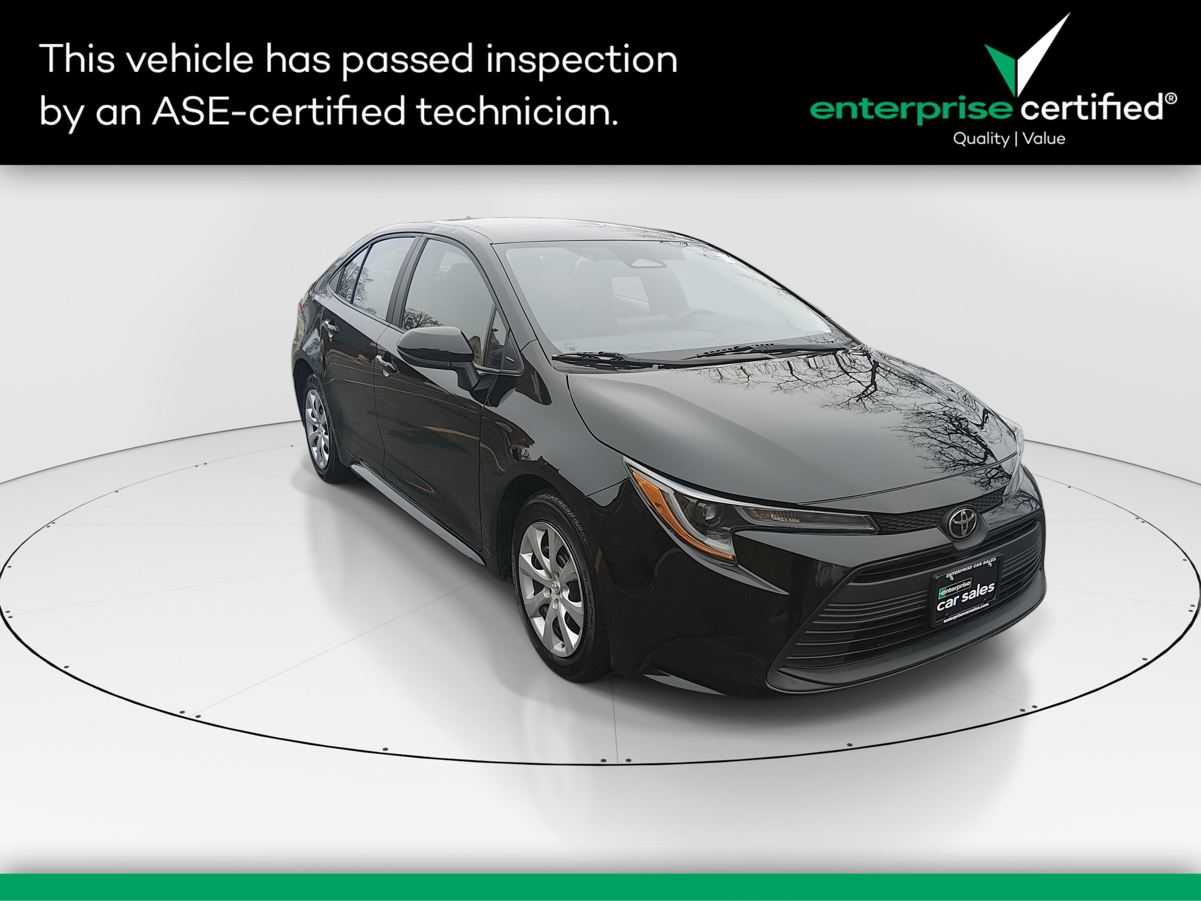 2024 Toyota Corolla LE CVT — front three-quarter view