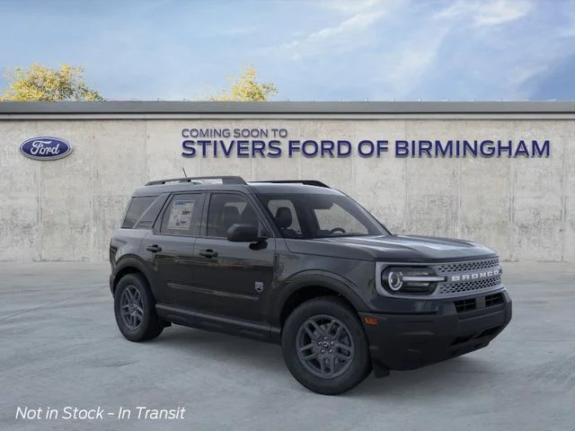 2026 Ford Bronco Sport Big Bend 5 Door SUV, SUV & Crossovers in Shadow Black — front three-quarter view