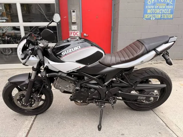 2019 Suzuki SV650X — front three-quarter view