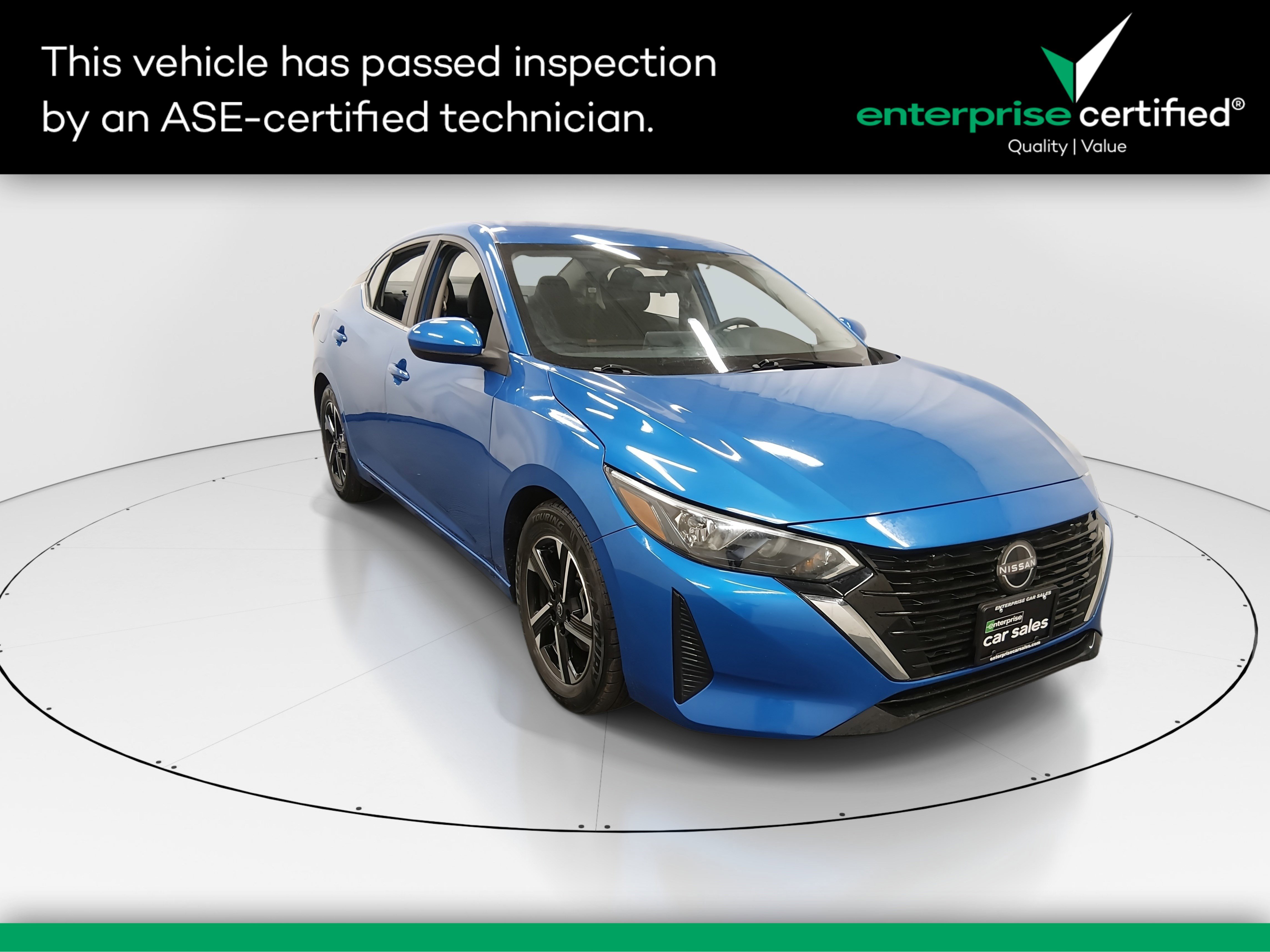 2024 Nissan Sentra SV CVT — front three-quarter view