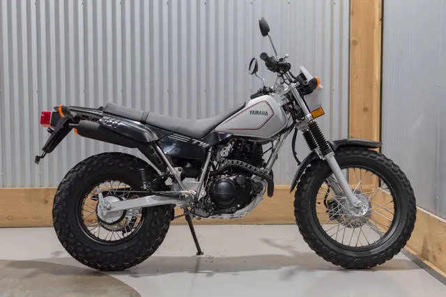 2027 Yamaha TW200 — front three-quarter view