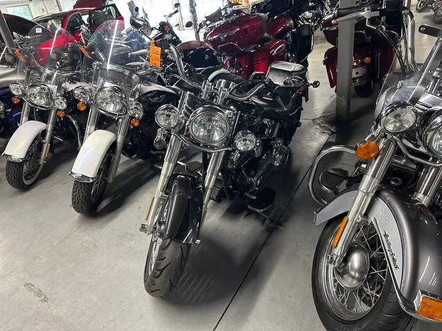 2009 Harley-Davidson® Fat Boy — front three-quarter view