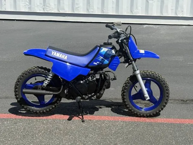 2027 Yamaha PW50V2 — front three-quarter view