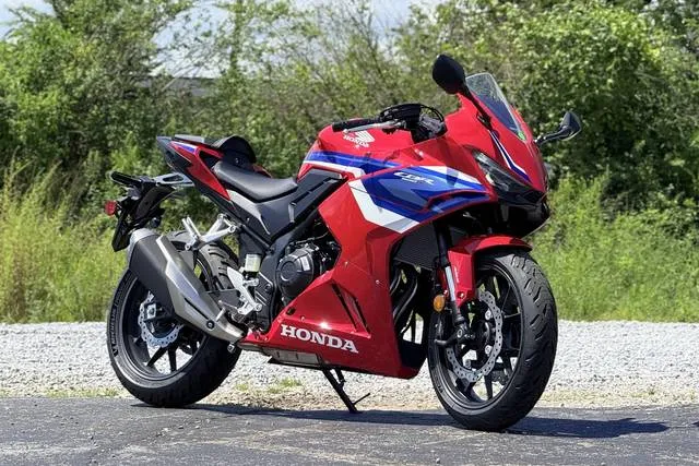 2025 Honda® CBR500R — front three-quarter view