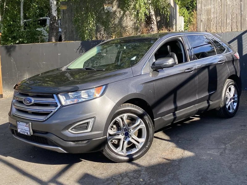 2017 Ford Edge Titanium in Other — front three-quarter view