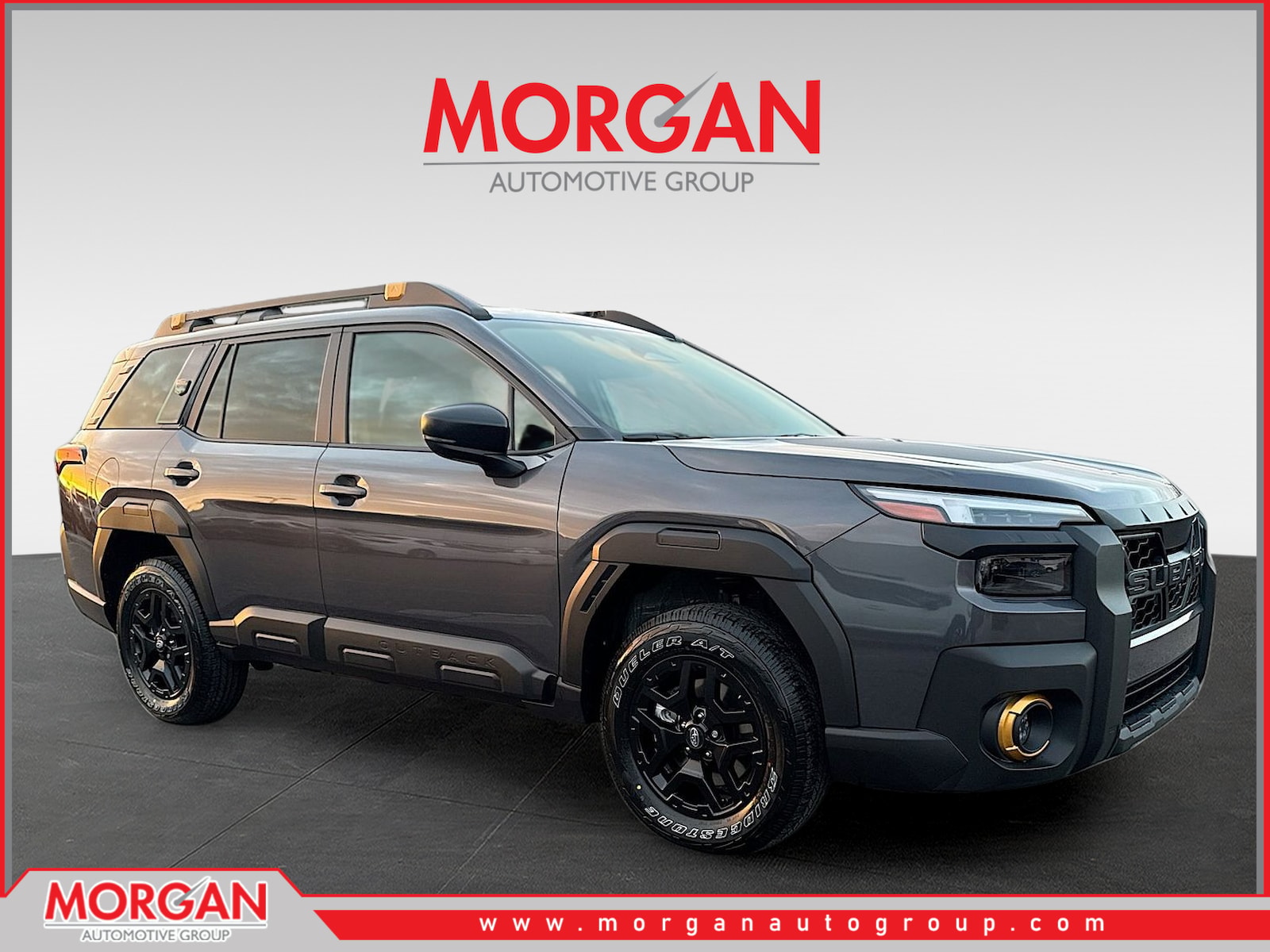 2026 Subaru Outback Wilderness in Magnetite Gray Metallic — front three-quarter view