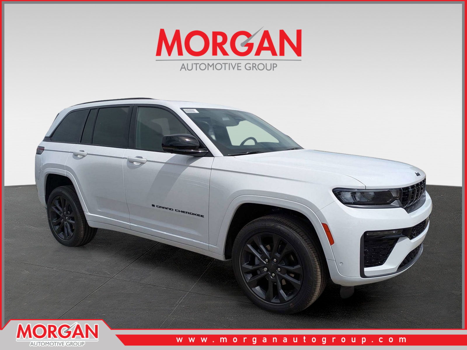 2026 Jeep Grand Cherokee Limited Reserve in White/off-white — front three-quarter view