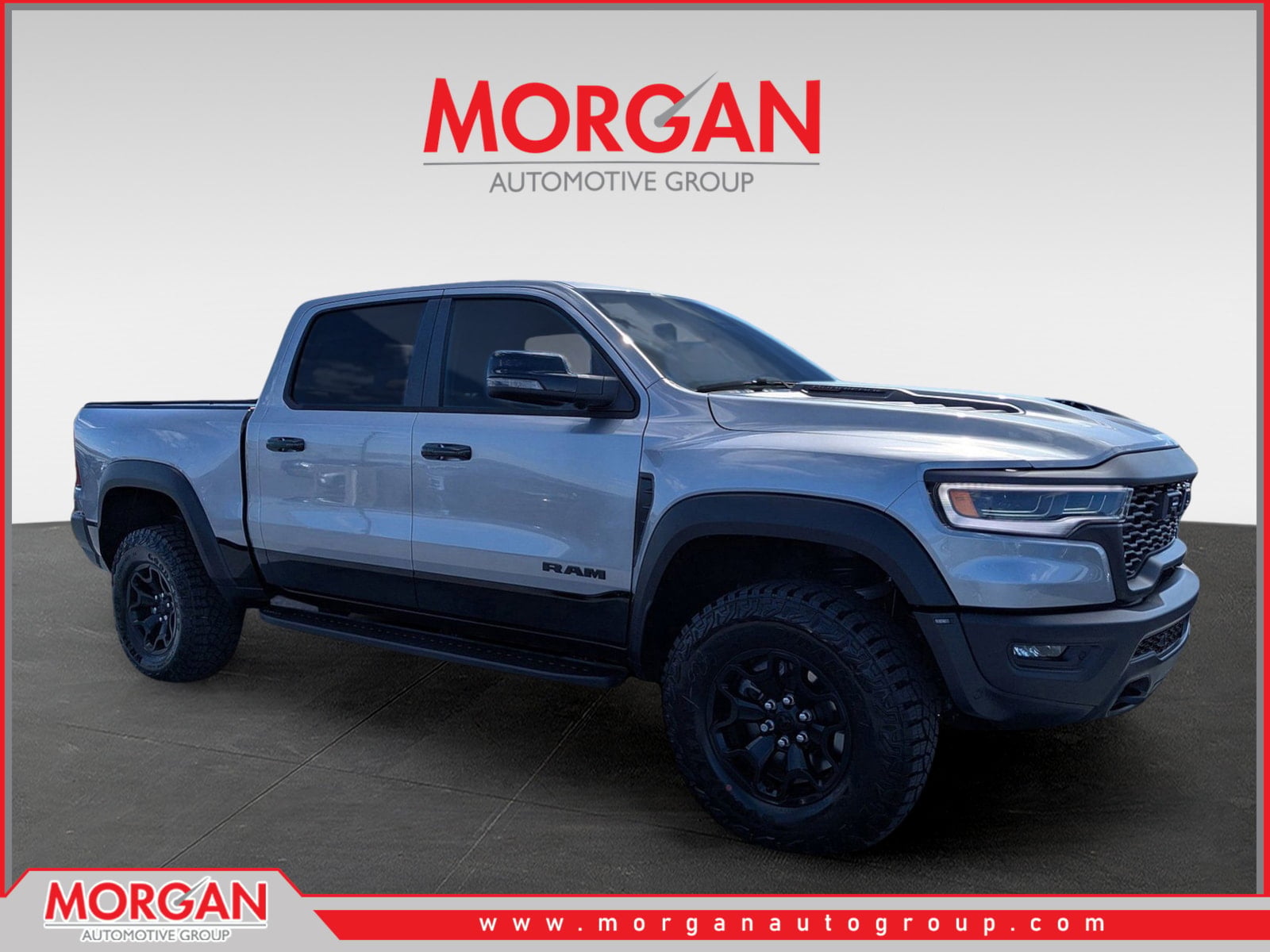 2026 Ram 1500 RHO in Silver — front three-quarter view
