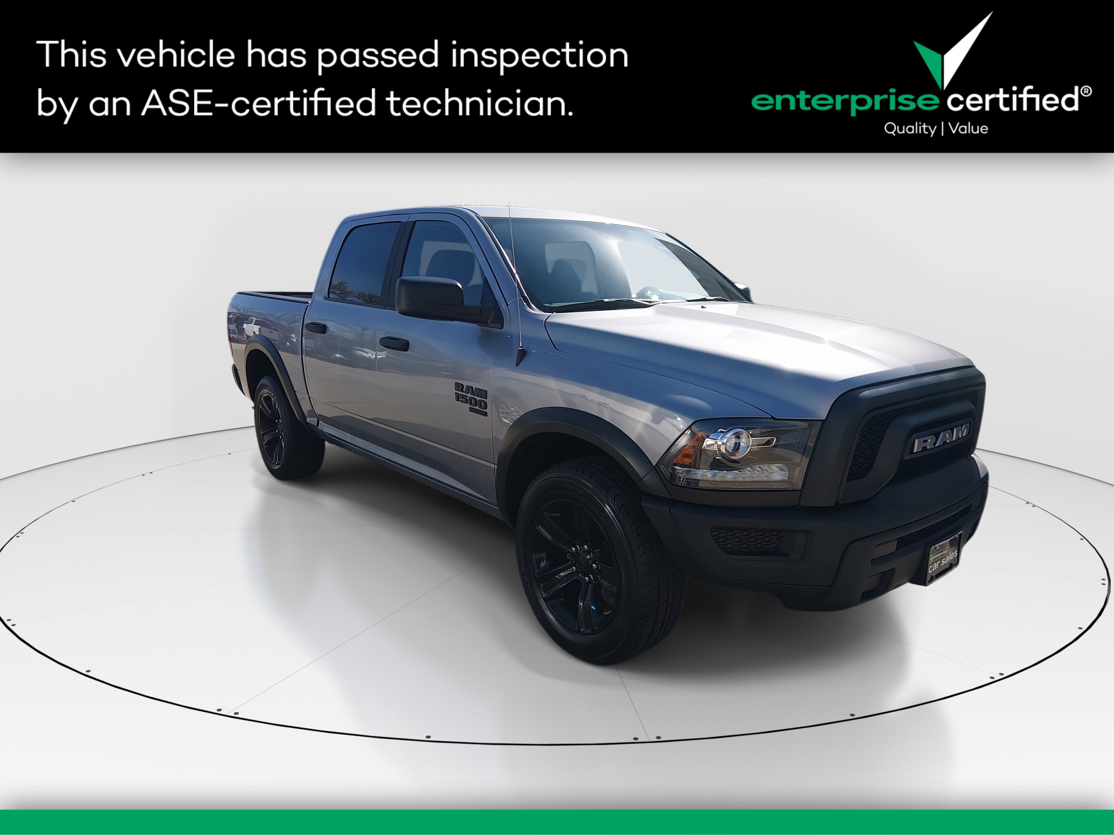 2024 Ram 1500 Classic Warlock 4x4 Crew Cab 5'7" Box — front three-quarter view