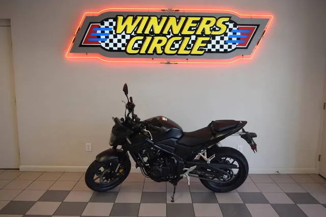 2025 Honda® CB500F — front three-quarter view