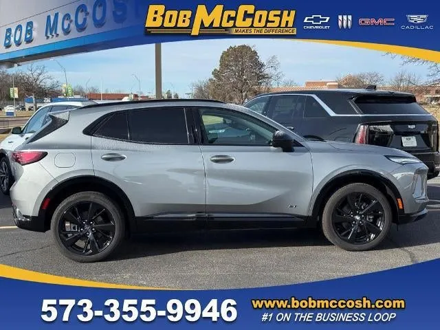 2026 Buick Envision Sport Touring in Moonstone Gray Metallic — front three-quarter view