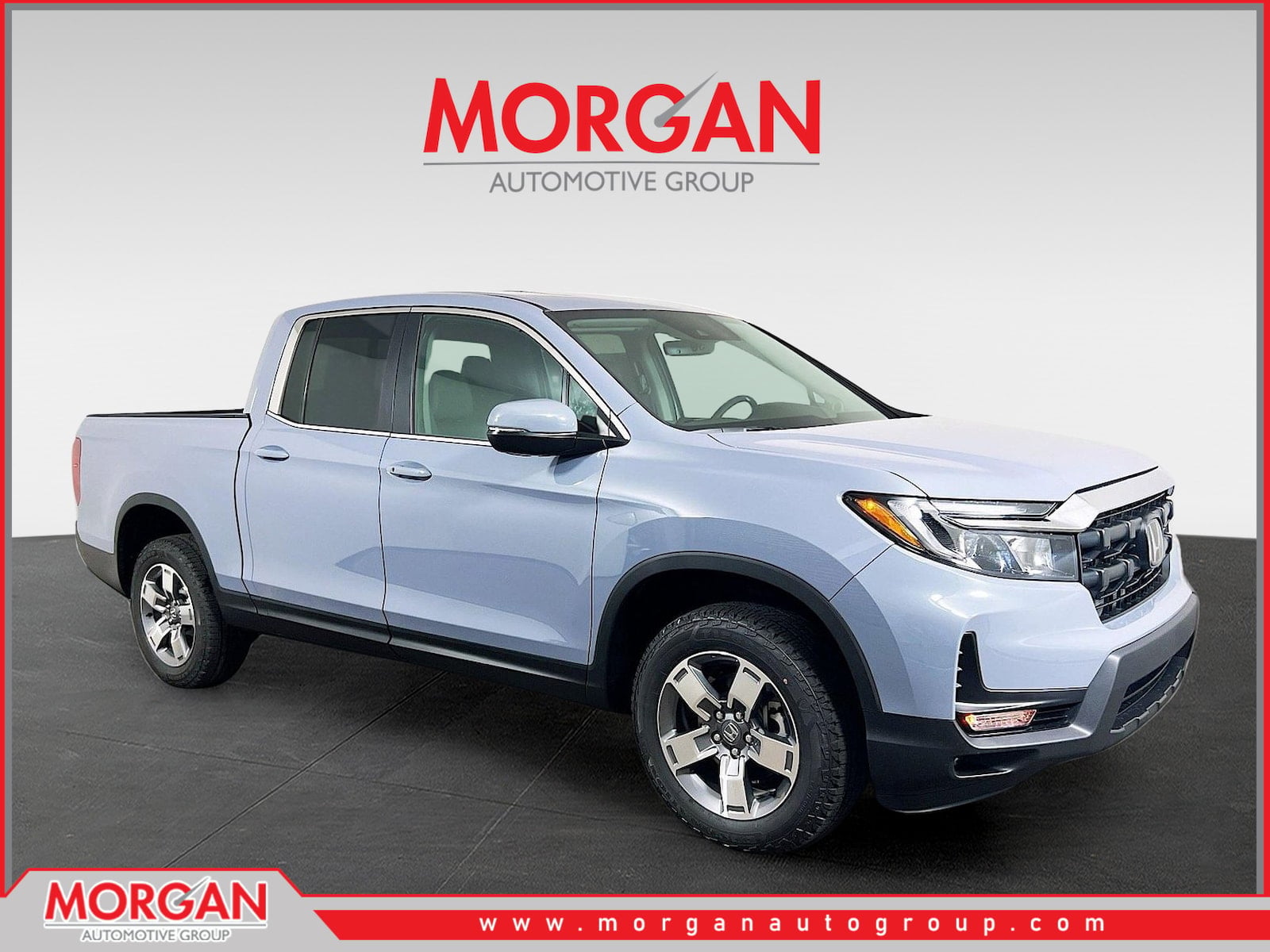 2026 Honda Ridgeline RTL in Gray — front three-quarter view