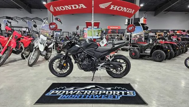 2025 Honda® CB500F — front three-quarter view