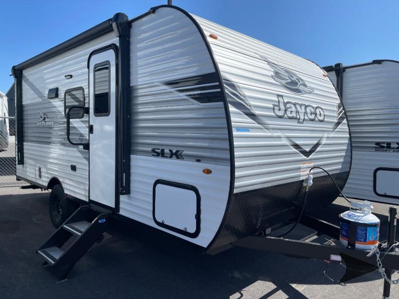 2026 Jayco Jay Flight SLX — front three-quarter view