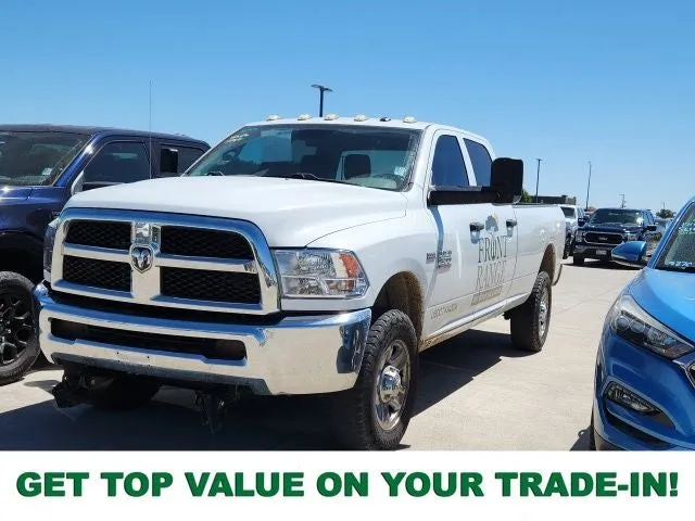 2018 RAM 2500 Tradesman in Bright White Clearcoat — front three-quarter view